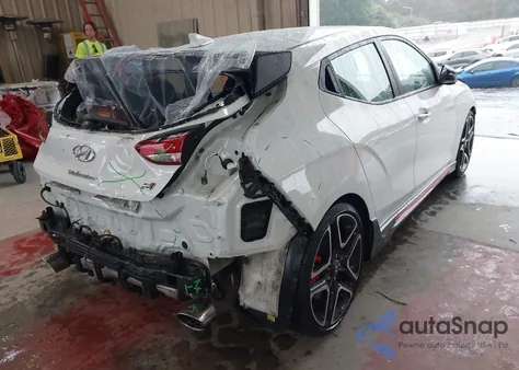 2020 Hyundai Veloster N из США, поврежденный, VIN KMHT36AH7LU006317